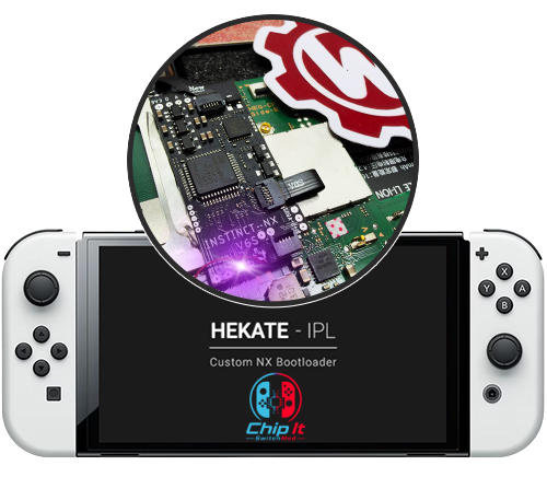 Ejemplo de instalación de modchip en Nintendo Switch